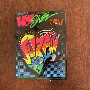 Chroma International Holographic Decal Vintage "Surfin" 90s Sticker Hot Shotz B3